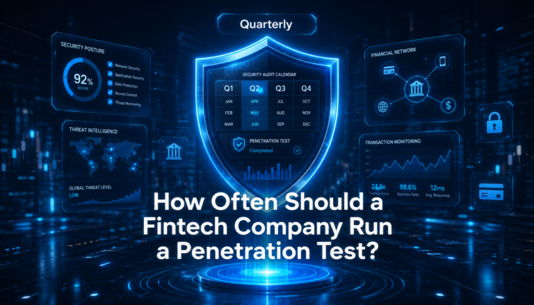 Fintech security team planning penetration testing schedule for payment platform compliance