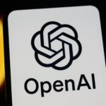 OpenAI app logo shown on a mobile phone screen